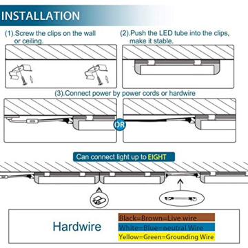 Barrina T5 LED Shop Light 6 Pack - Bright and Energy Efficient