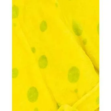 SpongeBob SquarePants Dressing Gown Kids Yellow Character Pjs Robe
