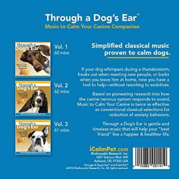 iCalmPet | Through a Dog's Ear: Calm Your Canine Series | 3-CD Box Set | 3-hrs | Specialized Music t...