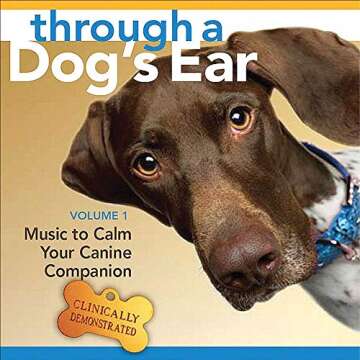 iCalmPet | Through a Dog's Ear: Calm Your Canine Series | 3-CD Box Set | 3-hrs | Specialized Music to Reduce pet Anxiety