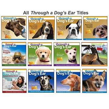 iCalmPet | Through a Dog's Ear: Calm Your Canine Series | 3-CD Box Set | 3-hrs | Specialized Music to Reduce pet Anxiety