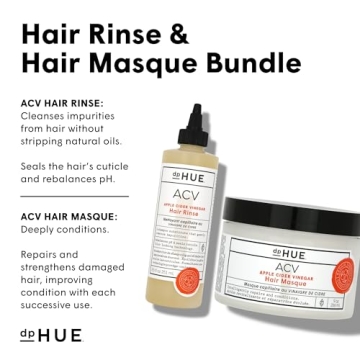 dpHUE Apple Cider Vinegar Hair Rinse & Masque Set