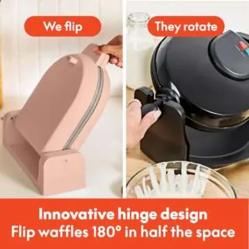 Bella Flip-n-Store Waffle Maker for Perfect Diner-Style Waffles