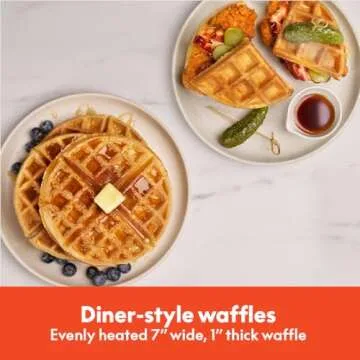 Bella Flip-n-Store Waffle Maker for Perfect Diner-Style Waffles