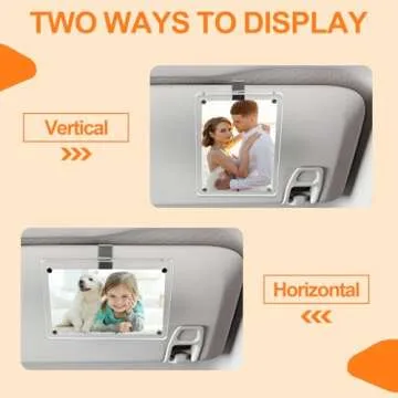 2Pcs Car Picture Holder - Personalize Your Car Visor