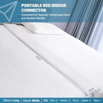 Entiya Split King Gap Filler - Adjustable Bed Connector