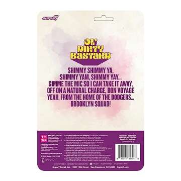 Super7 ODB Shimmy Shimmy Ya - 3.75" ODB Action Figure with Accessory Hip Hop Collectibles and Retro Toys