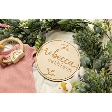 Personalized Baby Announcement Sign for Newborns and Babies