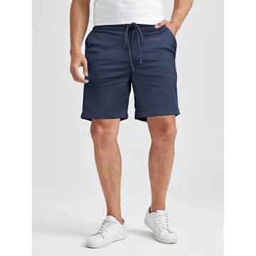 Men's Lightweight Linen Casual Shorts for Summer Style