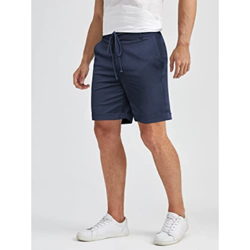Men's Lightweight Linen Casual Shorts for Summer Style