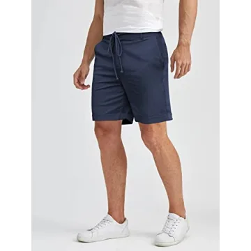 Men's Lightweight Linen Casual Shorts for Summer Style