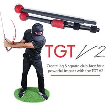 TOTAL GOLF TRAINER 3.0 Kit - 3-in-1 Swing Training Aid for All Golfer Levels