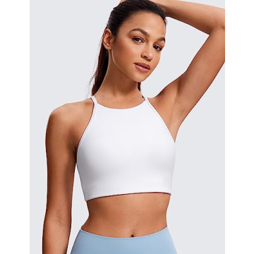 CRZ Yoga High Neck Sports Bra – Comfortable Padded Design
