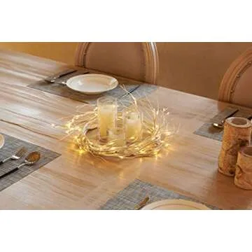 LITBLOOM Lighted Birch Garland 6FT 48 LED Battery Operated with Timer Pre-lit Twig Vine Lights for Christmas Fireplace Mantle Table Decoration Indoor Outdoor