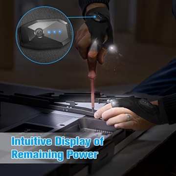 Unique LED Flashlight Gloves for Practical Gifting
