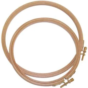 Frank A. Edmunds 6-inch German Embroidery Hoop: Exceptional Craftsmanship for All Skill Levels