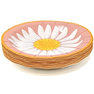 Gift Boutique Daisy Flower Party Supplies Set for 24