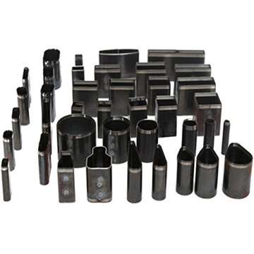39 Shape Style One Hole Hollow Punch Cutter Tool Leather Craft Set DIY For Handmade