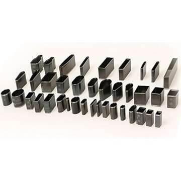 39 Shape Style One Hole Hollow Punch Cutter Tool Leather Craft Set DIY For Handmade