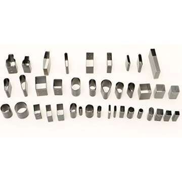 39 Shape Style One Hole Hollow Punch Cutter Tool Leather Craft Set DIY For Handmade