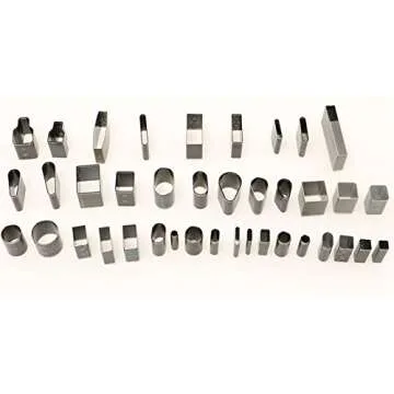 39 Shape Style One Hole Hollow Punch Cutter Tool Leather Craft Set DIY For Handmade