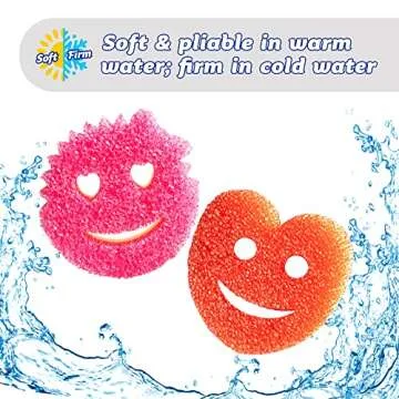 Scrub Daddy Valentine's Day Sponges - Cute and Functional
