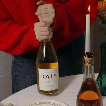 Joyus Non-Alcoholic Sparkling Wine, Award Winning Best In Class Dealcoholized Wine, Complex & Dry, Low Sugar & Low Calorie, 750 ml (1 Bottle)