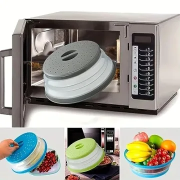 Vented Microwave Splatter Cover - BPA-Free Kitchen Gadget