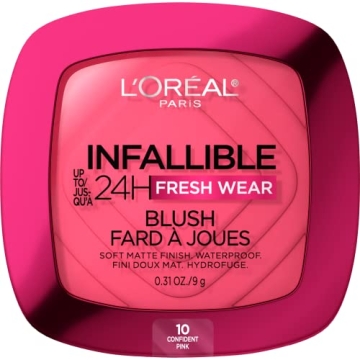 L'Oreal Infallible 24H Soft Matte Blush, Confident Pink