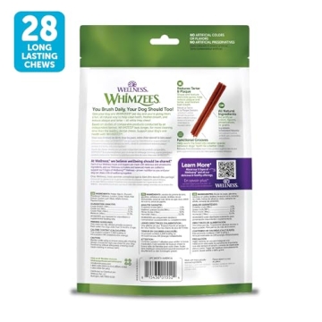 WHIMZEES Dental Chews for Dogs - Natural Fresh Breath Treats