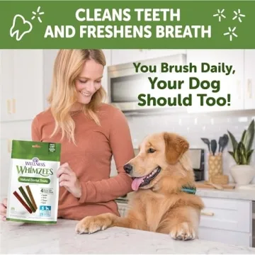WHIMZEES Dental Chews for Dogs - Natural Fresh Breath Treats