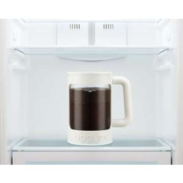 Bodum 51oz Cold Brew Coffee Maker, White - Made in Portugal