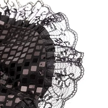 Charming BinaryABC Halloween Witch Hat Headband for Parties