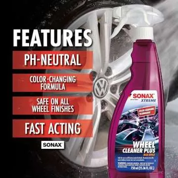 SONAX Wheel Cleaner Plus 5L | Powerful Non-Acid Cleaner for European Wheels, Safe for All Finishes