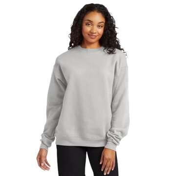 Hanes Men's Ecosmart Fleece Sweatshirt, Stylish Comfort