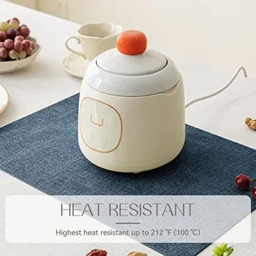 Romanstile Vinyl Placemats Set of 8 - Waterproof & Stylish