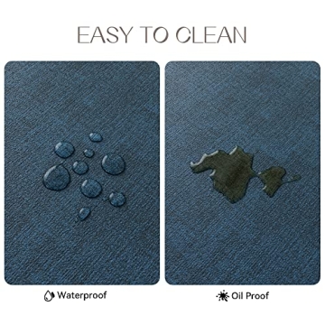 Romanstile Vinyl Placemats Set of 8 - Waterproof & Stylish