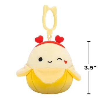 Squishmallows Valentine’s Day Clip Plush 5-Pack - Exclusive