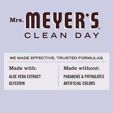 MRS. MEYER'S CLEAN DAY Antibacterial Hand Sanitizer Spray, Travel Size, Removes 99.9% of Bacteria, Lavender Scent, 2 oz