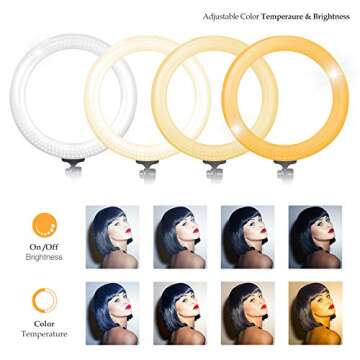 LimoStudio 14-inch Ring Light Kit for Stunning Illumination