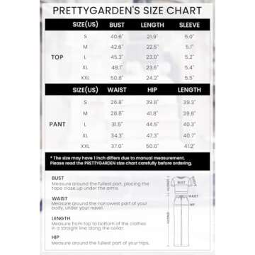 PRETTYGARDEN Women's Summer 2 Piece Knit Loungewear Short Sleeve T Shirts Wide Leg Pants Tracksuit Casual Outfits (Khaki,Small)