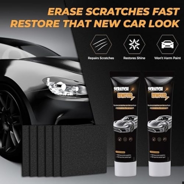 MALOK Car Scratch Remover, 2025 Upgrade Nano Sparkle Cloth - Magic Nano Cleaning Cloth for Deep Scra...