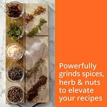 KRUPS Electric Coffee Grinder: 3 oz Capacity, 200 Watts - Versatile for Beans, Spices, Nuts - One-Touch Operation, Customizable Grind for 12 Cups - Ideal for Espresso, French Press