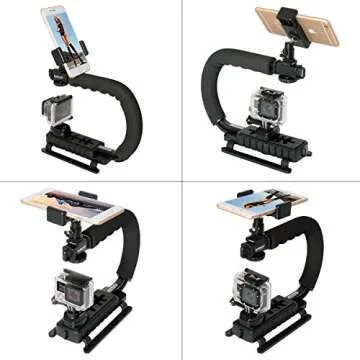Fantaseal 4in1 Stabilizer for DSLR, Action Cameras & Smartphones