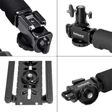 Fantaseal 4in1 Stabilizer for DSLR, Action Cameras & Smartphones