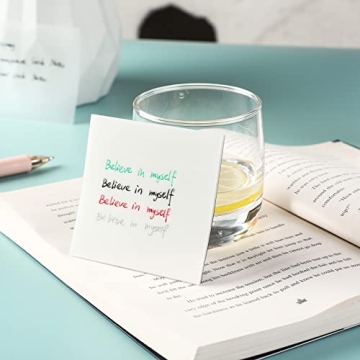 Jiemay Transparent Sticky Notes - 600 Pcs for Easy Note Taking