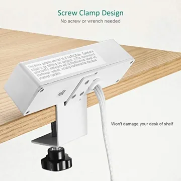 VILONG Desk Clamp Power Strip with USB for Efficient Charging