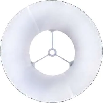 GOSO 5 * 9 * 6.4 IN Spider Pleated Lamp Shades Set of 2 Small, Art Deco Multi-Floral Lampshades for Table Lamps -Empire Lamp Shade Replacement,Barrel Shade No Assembly Required