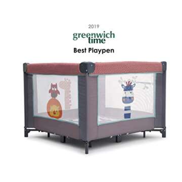 Delta Children 36 x 36 Play Yard, Safari Fun