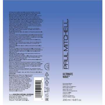 Paul Mitchell Ultimate Wave Lightweight Hair Gel, Enhances Waves, Eliminates Frizz, For Curly Hair, 6.8 fl. oz.